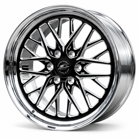 22x10 Billet Specialties Redline Black Contrast Cut wheel