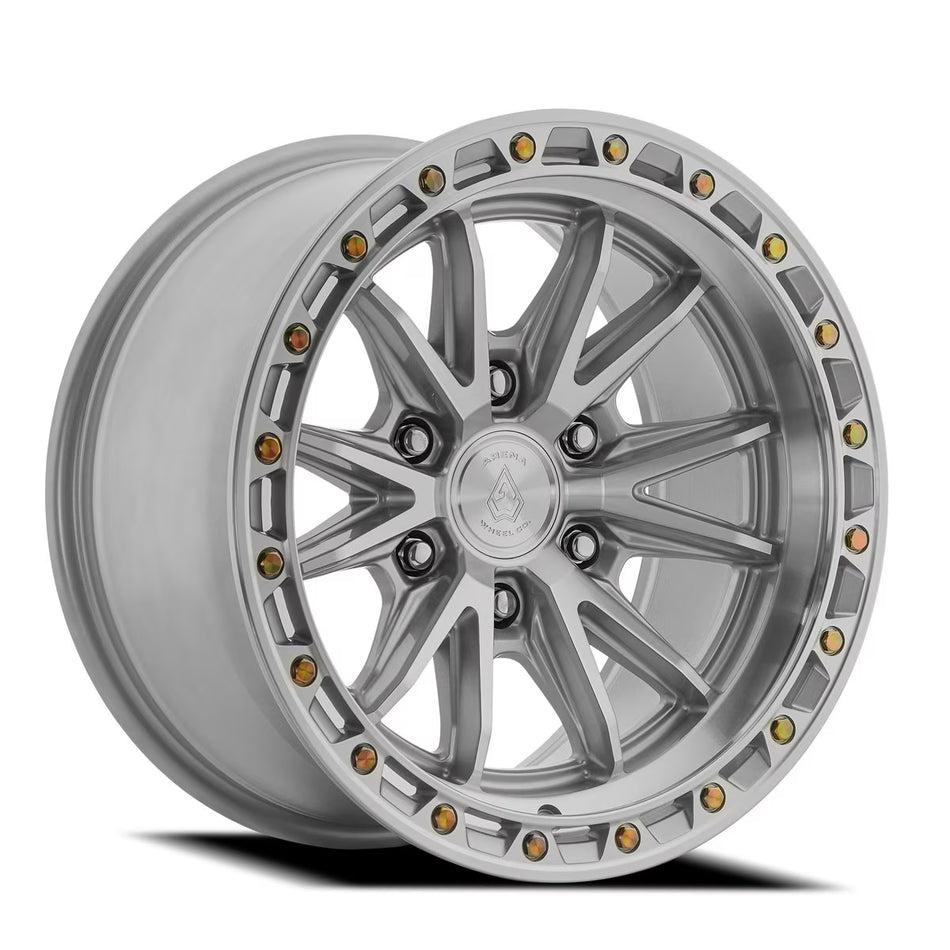 A135 ATLAS 17x9 6x135 0mm GLOSS SILVER MACHINED
