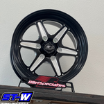 17x4.5 // 17x10 Billet Specialties Street Lite Custom Black Race 6x135