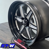 17x4.5 // 17x10 Billet Specialties Street Lite Custom Black Race 6x135