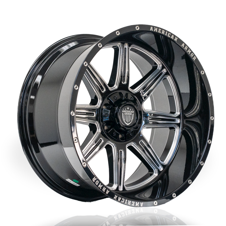 American Armor Nighthawk A503 Gloss Black Milled Winlay