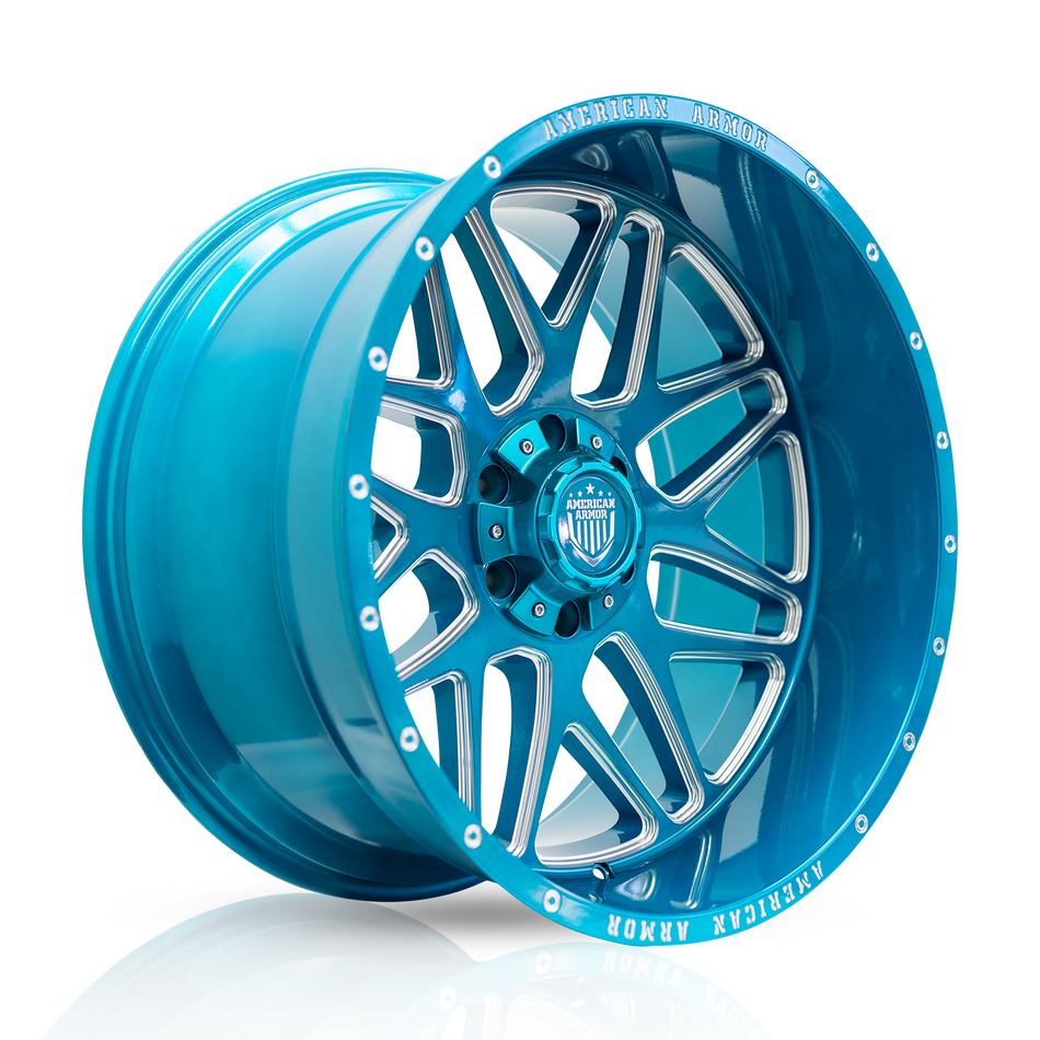 American Armor Recon A527 Candy Blue Milled