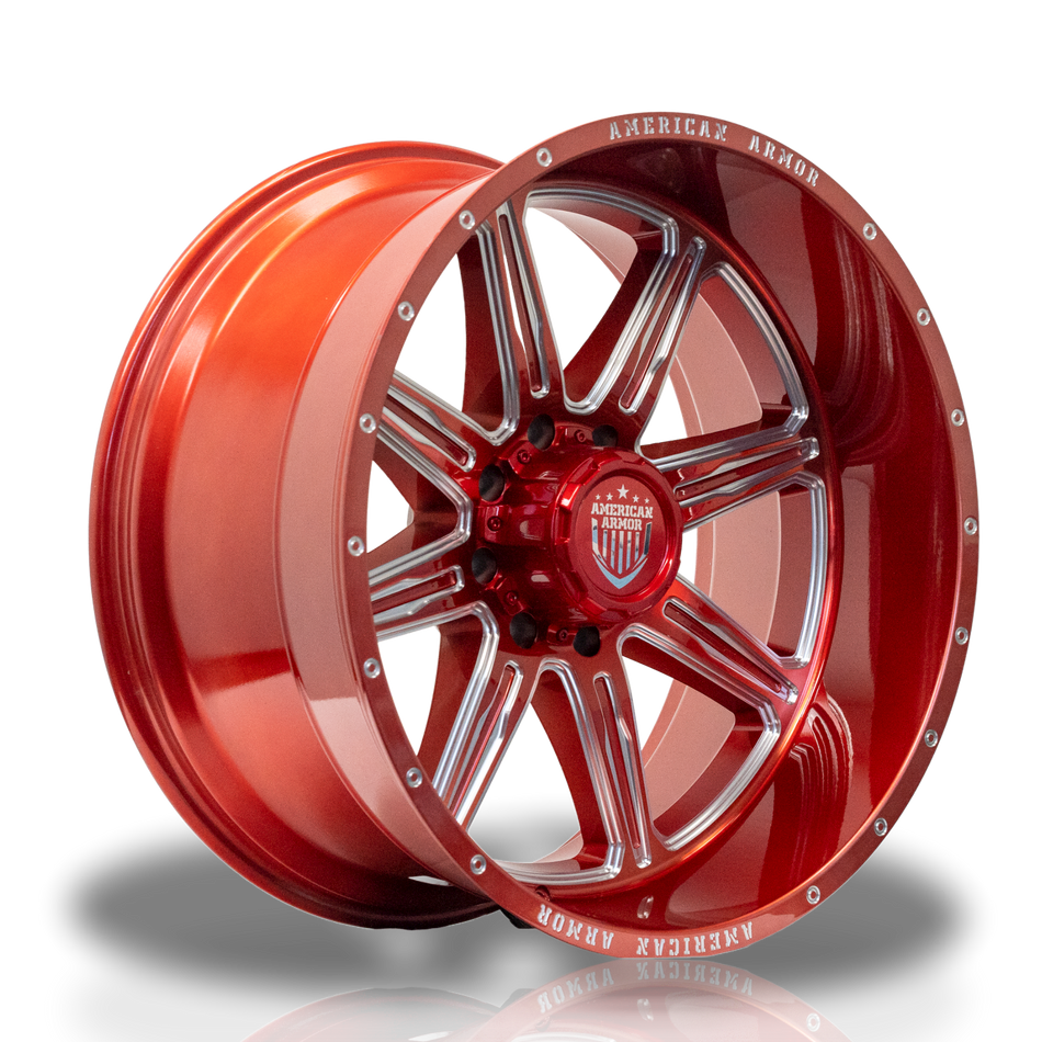 American Armor Nighthawk A506 Candy Red Milled Winlay