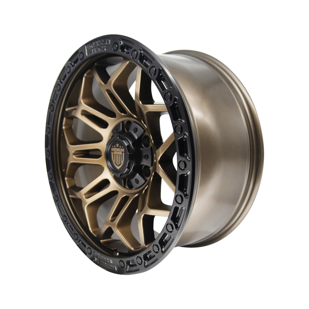 Armored Rims American Armor Nikon A558 Matte Bronze Black – Street Tech Wheels