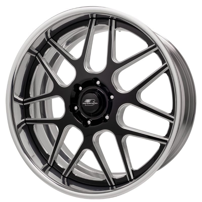 Billet Specialties TEC 7 Contrast Cut Black