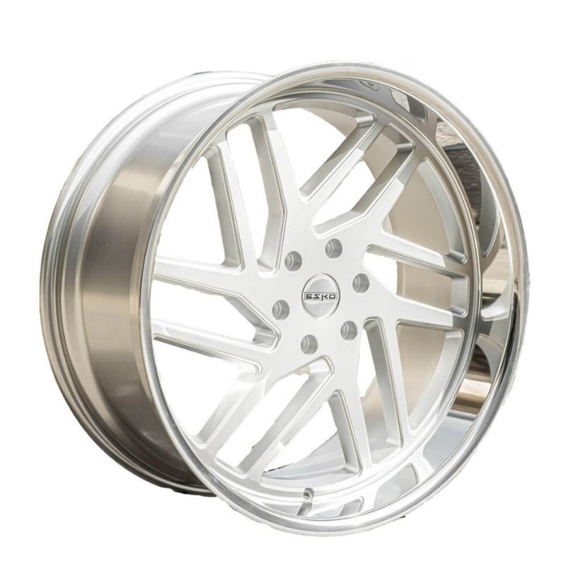 Esko 2.0 Silver Machine Face Polished Lip